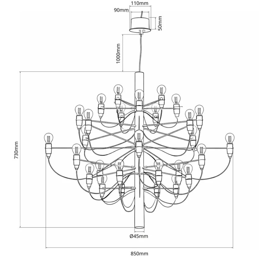 Taklampa Aurora - Bild 8